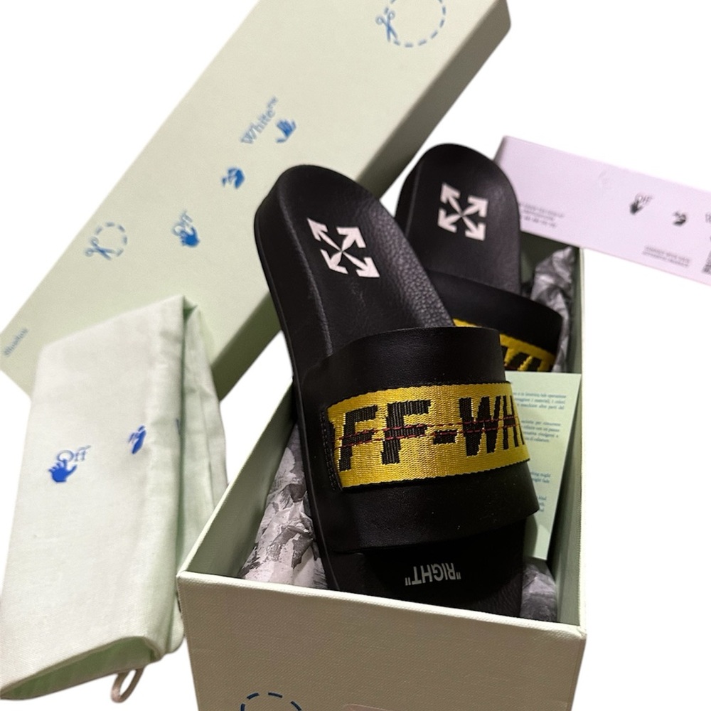 Off-White Industrial Slides